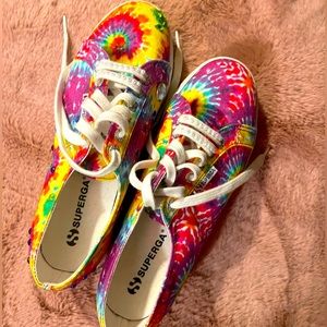 Tye dye sneakers